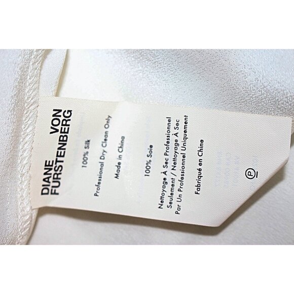 New w/Tags - sz 12 - Diane Von Furstenberg (DVF) 100% Silk Shell, Bracelet Sleev - Picture 8 of 8